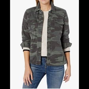 Splendid size S camo cargo button down jacket
